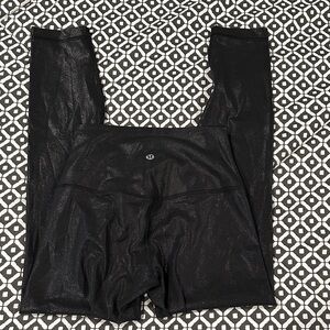 Lululemon Athletica Sparkle Black Align Leggings